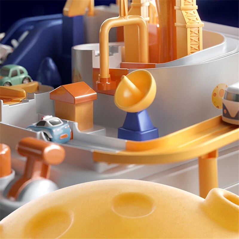 Space Racing Rail Car Model Racing Educational Toy Children Track Car Adventure image 8