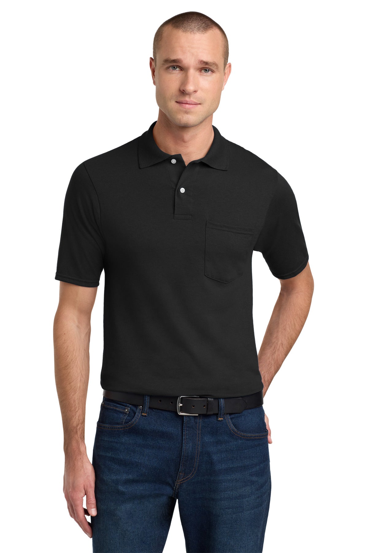 Jerzees Dri-Power Pocket Sport Shirt. 436MP