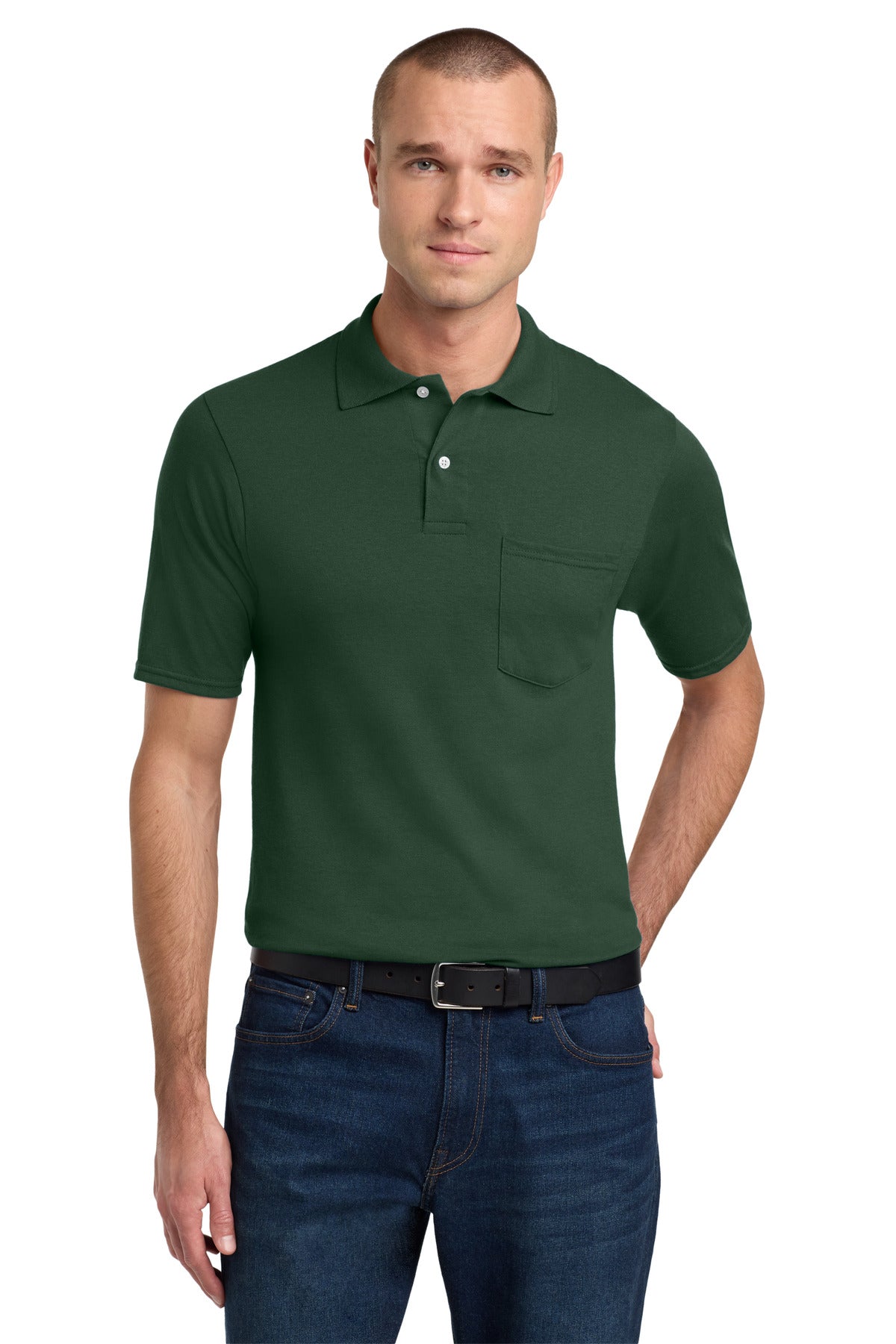 Jerzees Dri-Power Pocket Sport Shirt. 436MP
