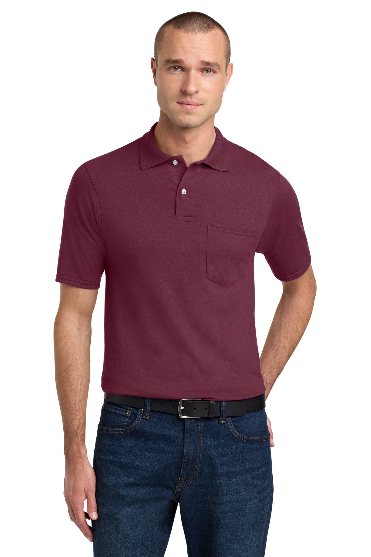Jerzees Dri-Power Pocket Sport Shirt. 436MP