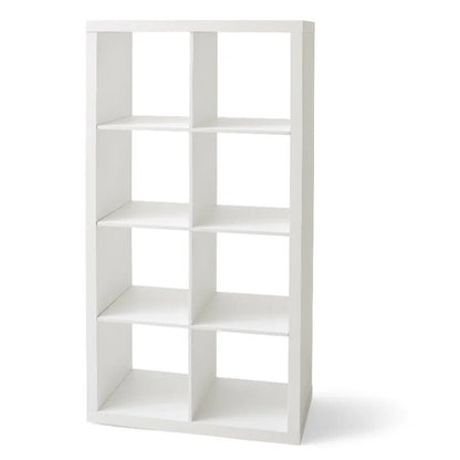 8-Cube Storage Organizer, White Texture image 1