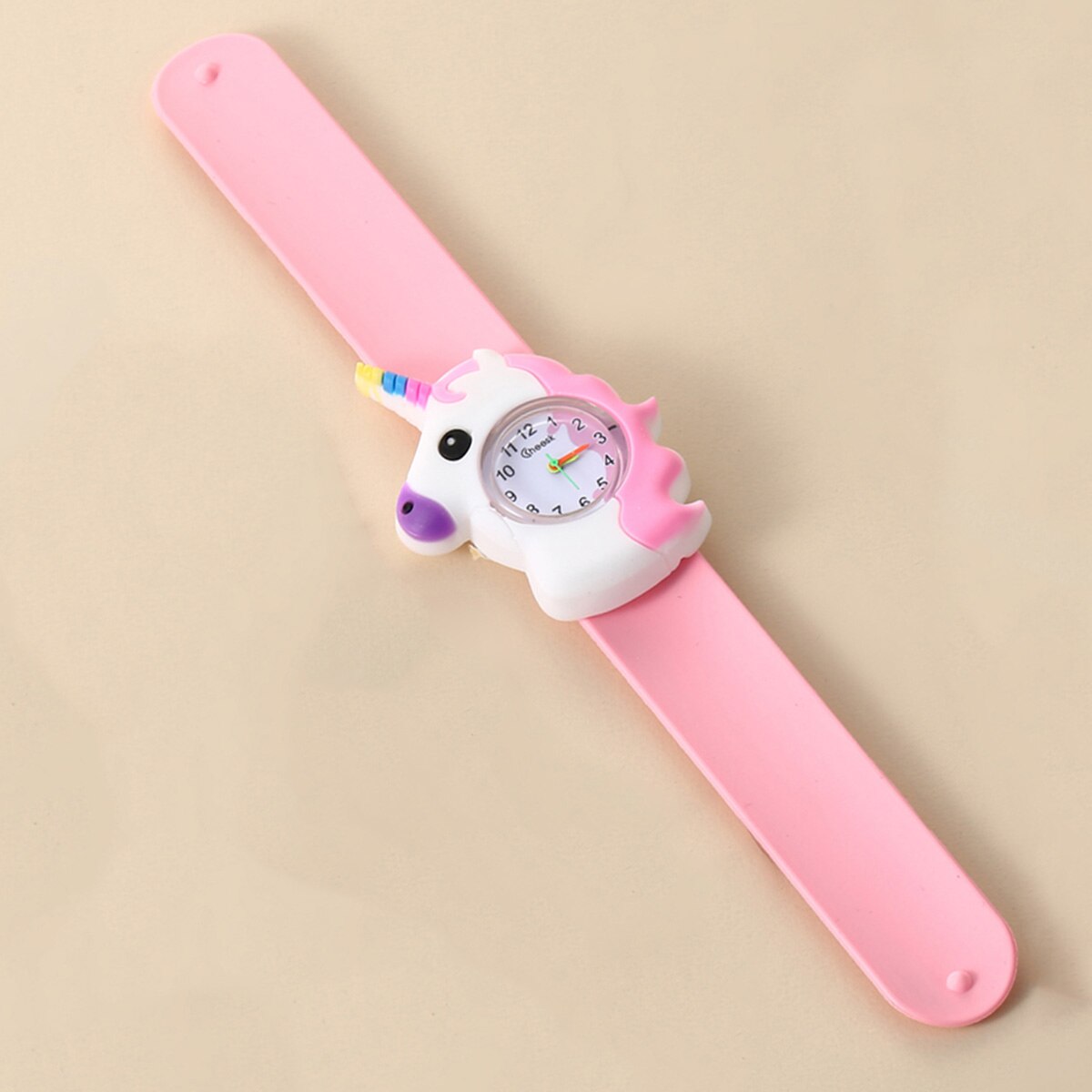 Children Rainbow Horse Patter Watch Jewelry Set Necklace Earrings Ring Bracelet image 10