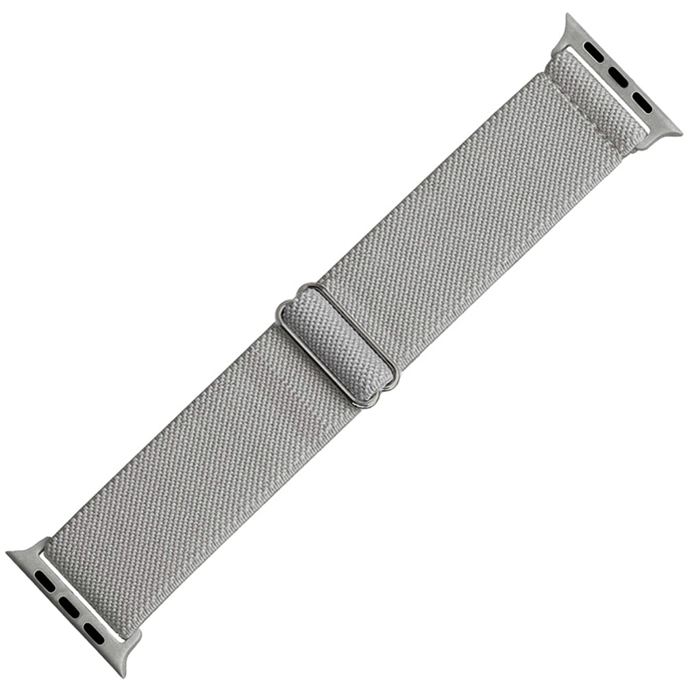 Nylon Strap for Apple Watch Band 7 8 45mm 41mm Adjustable Elastic Breathable Br image 7
