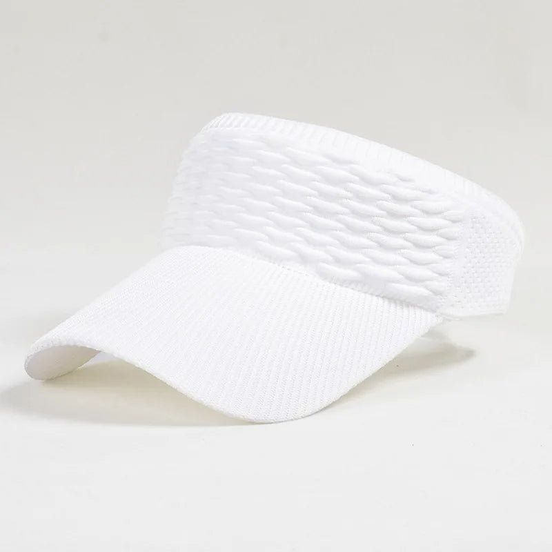 New Women Anti-UV Sun Hats Breathable Adjustable Empty Top Visor Caps for Men T image 4