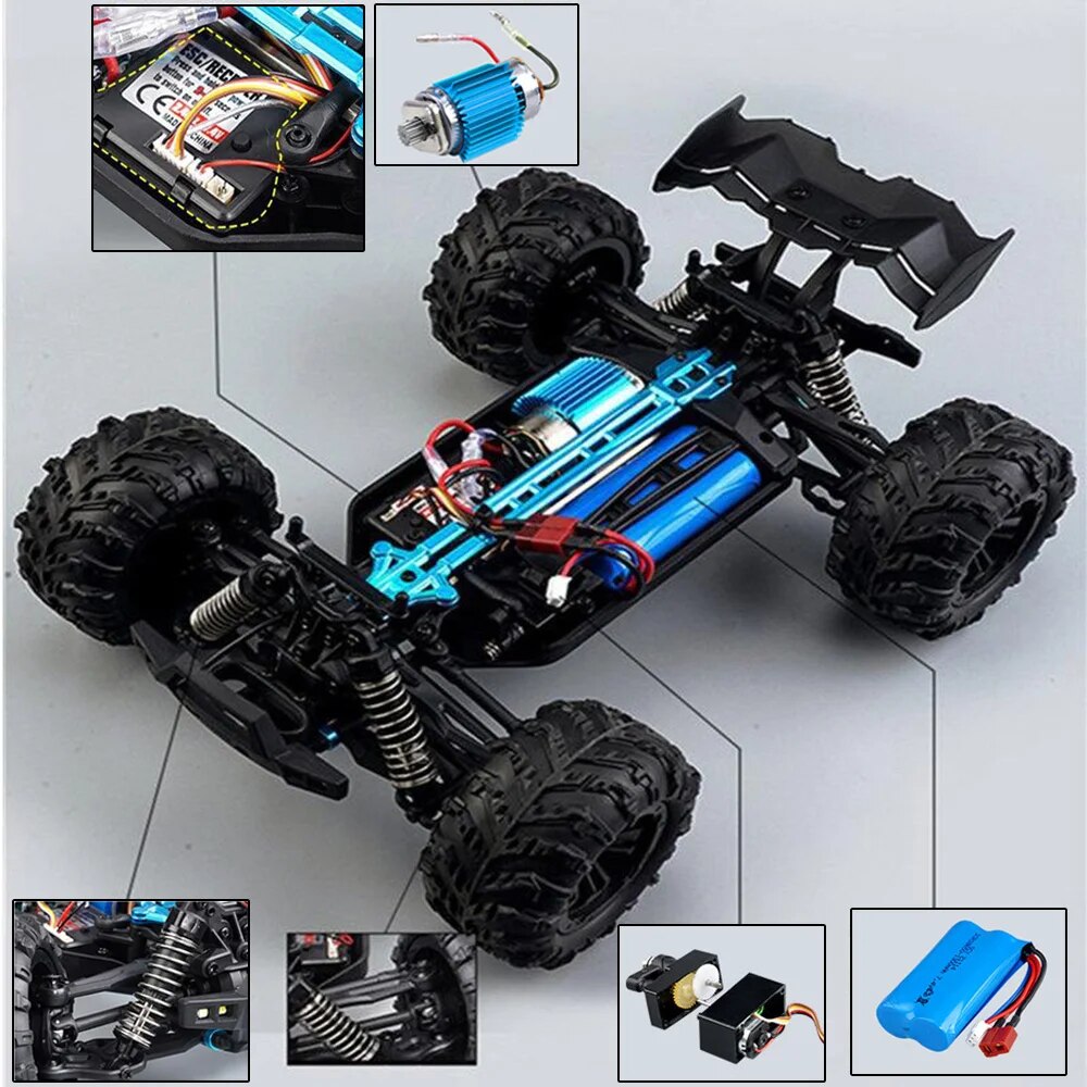 New 1:16 Scale Large RC Cars 50km/h High Speed Children Toys RC Cars Remote Con image 5
