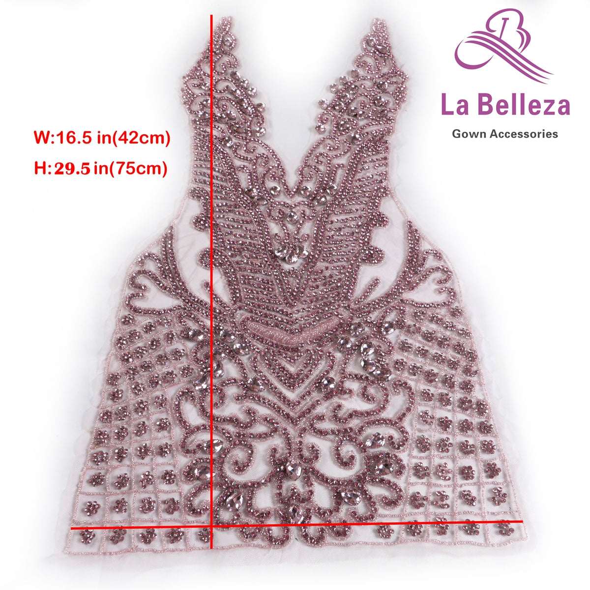 La Belleza New hot  handmade AB black silver 6color bodice Rhines