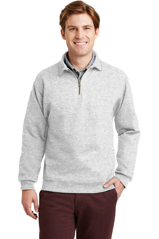 Jerzees Super Sweats NuBlend 1/4-Zip Sweatshirt with Cadet Collar.  4528M