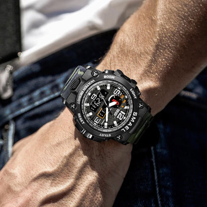 SMAEL Brand Watch For Men, 1545D Man Camouflage Military Sport Watches, Shock R image 9
