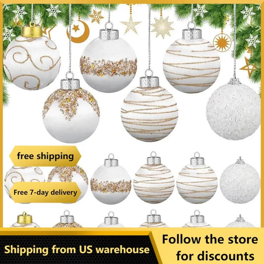 Christmas Supplies Festoon New Year 2024 Decoration New Year's Decor Home Chris image 0