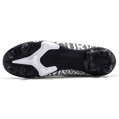 ZHENZU Size 35-45 Men Boys Soccer Shoes ftball Boots High Ankle Kids Cleats T image 4