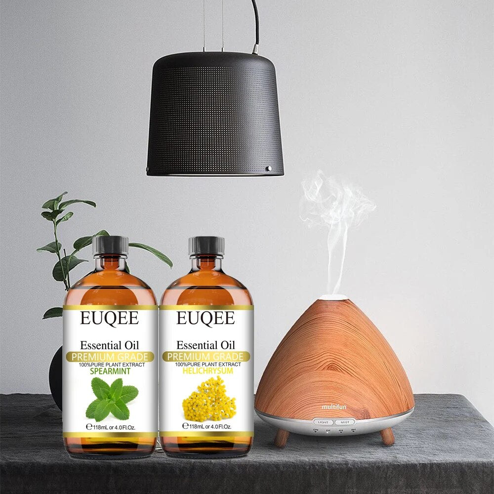 EUQEE 118ML with Dropper Ginger Lavender Essential Oil For Humidifier Diffuser