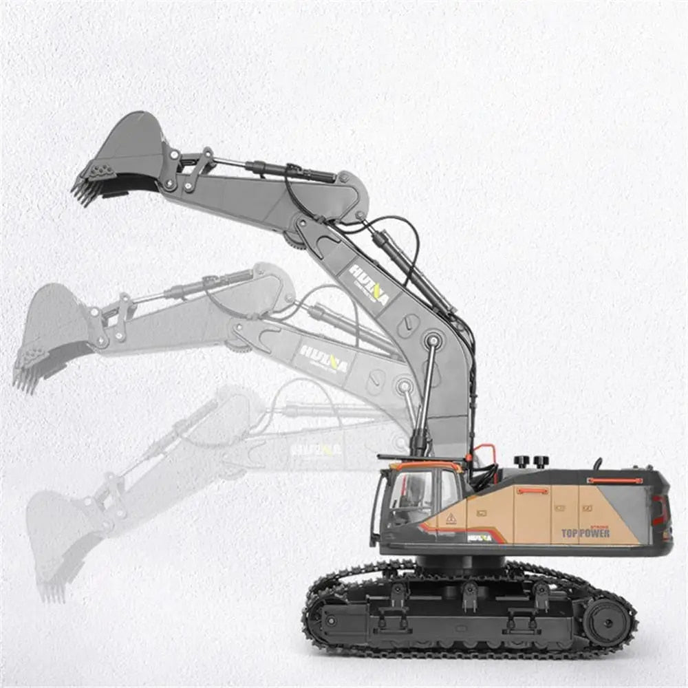 Huina 1592  1:14 Scale 22 Channels 2.4GHz Latest RC Excavator for over 8 Year O image 1