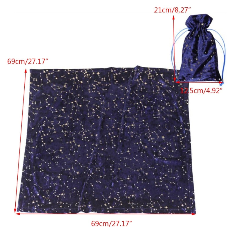 The Velvet Divination Tablecloth with Bag Nordic Metaphysical Altar Cloth Cards image 12