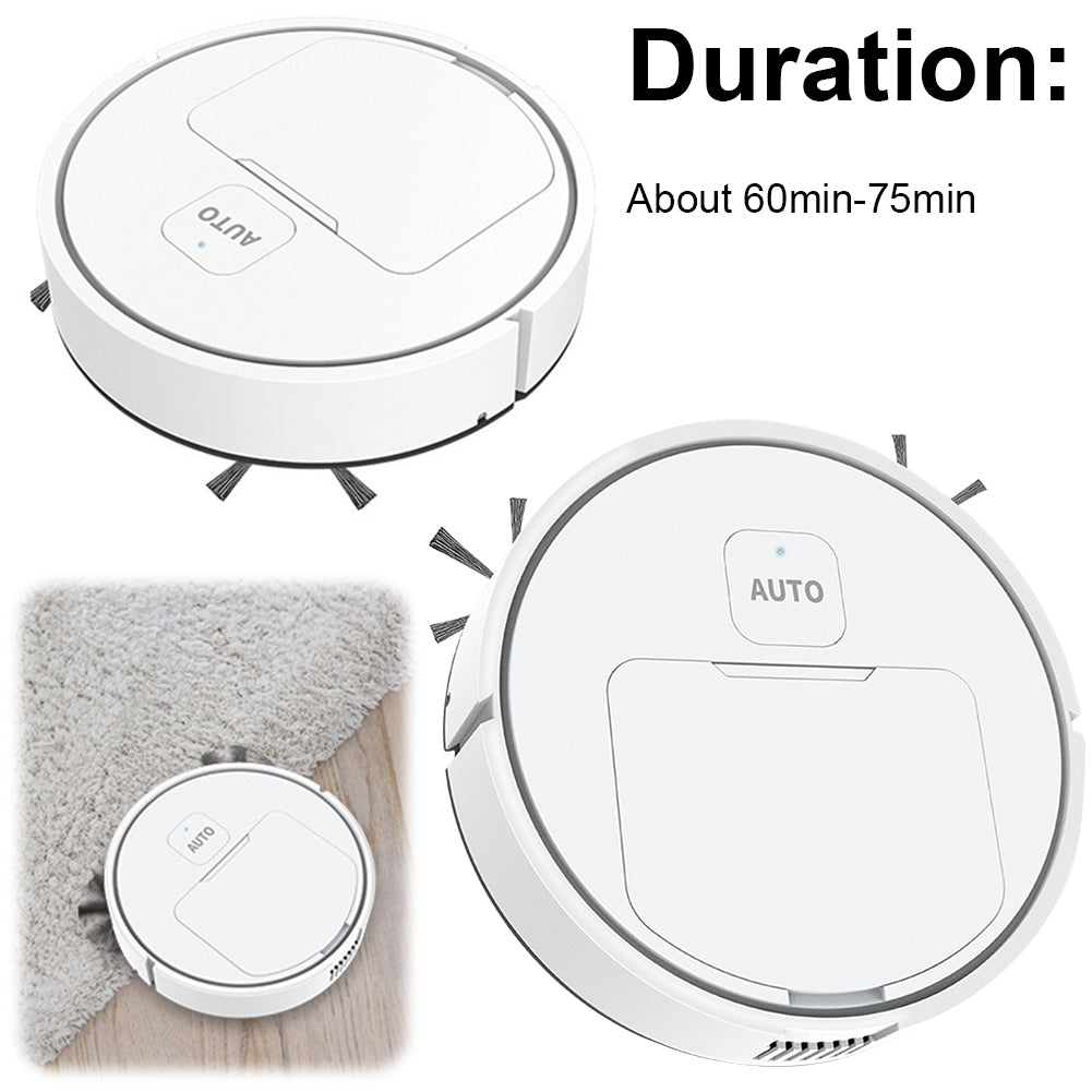 Robotic Vacuum and Mop Combo USB Rechargeable Quiet Cleaning Sweeper Robot 75 M image 2