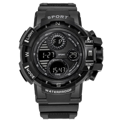 YIKAZE Black Digital Watch for Men Sports Watches Waterproof Outdoor Chronograp image 0