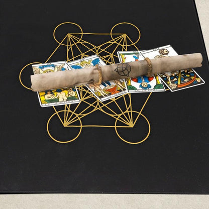 Decorative Tarot Table Cloth Altar Tarot Table Cloth Divination Wicca Velvet Ta image 7