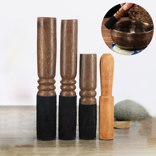 12/12.5/13cm Tibetan Singing Bowl Leather Stick Handmade Tibetan Buddhist Medit image 0
