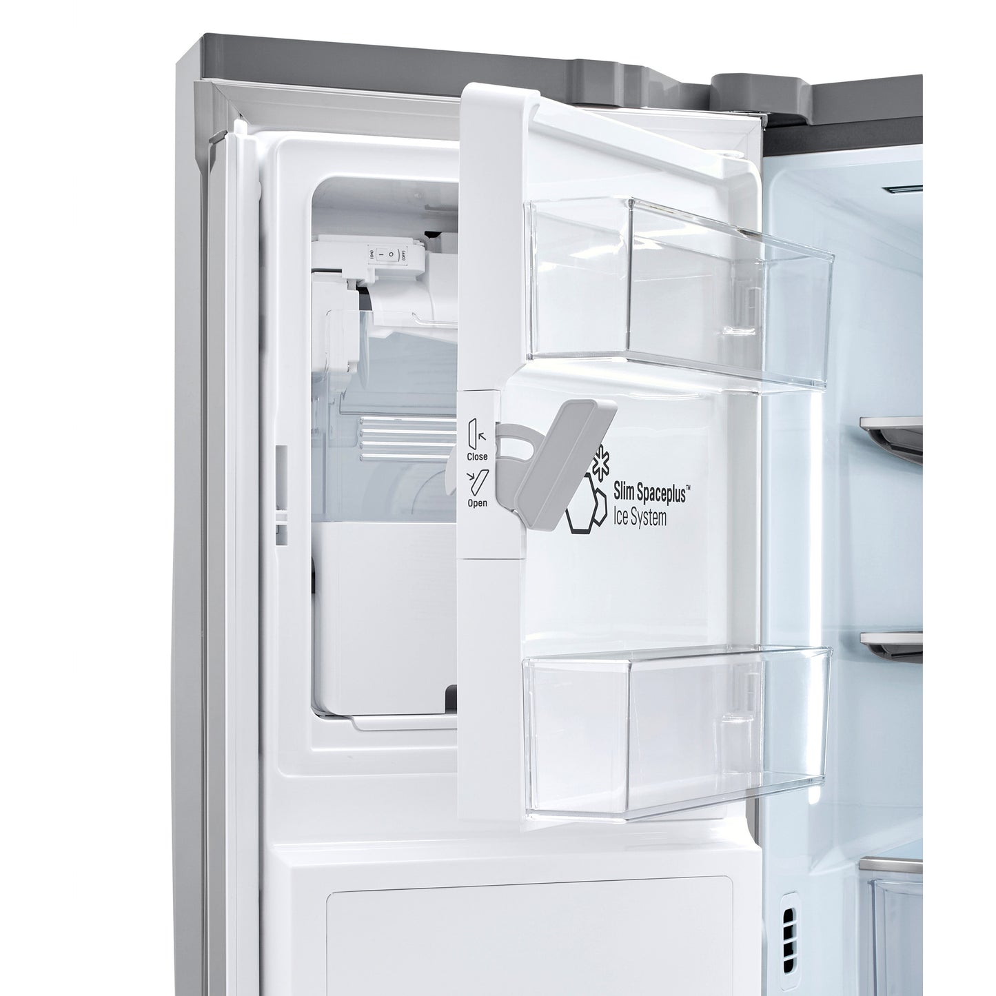 LG 23.5 cu. ft. French Door Counter-Depth Refrigerator with Craft Ice image 5