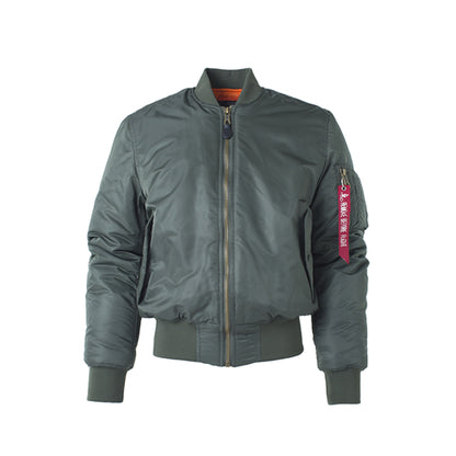 Military tactical Male Army MA-1 Flight Bomber Jacket Baseball Varsity College  image 4