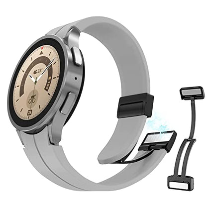 Magnetic Buckle Band for Samsung Galaxy Watch 5 4 Strap 40mm 44mm 5 Pro 45mm Cl image 4