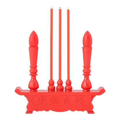 Buddhist Altar Electric LED Candle Light Battery Powered Simulation Incense Bur image 0