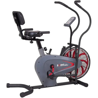 BRF980 Upright Fan Bike Manual Resistance, Heart Rate Monitor, Max. Weight 250 image 3