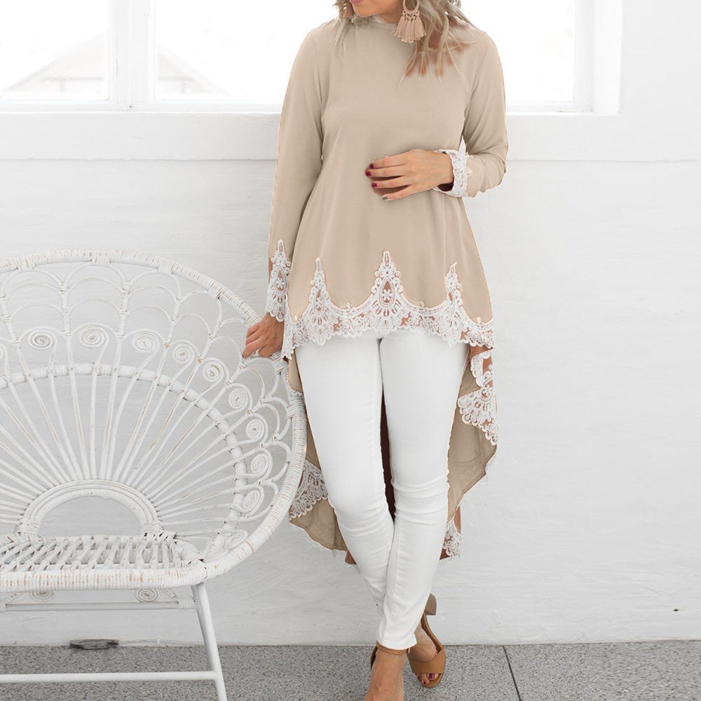 New 2023 Muslim Women Abaya Fashion Dubai Turkey Arabic Islamic Lace Up Irregul image 7