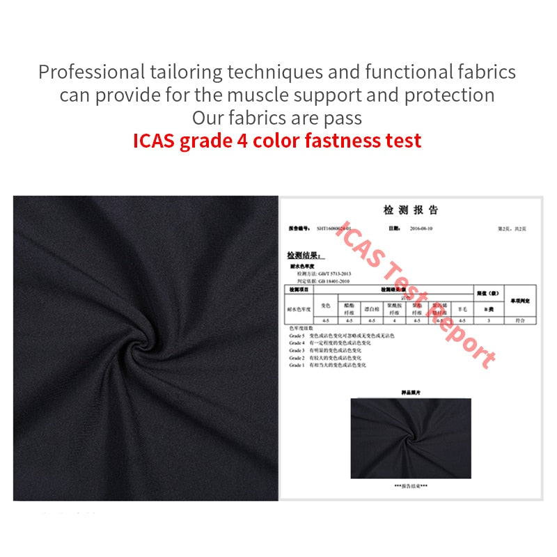 Men's Gym Compression Leggings Sport Training Pants Dry Fit Running Tights Fitne image 6