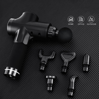 Deep Tissue Massage Gun For Muscle Pain Relief LCD Display Adjustable Speeds image 4