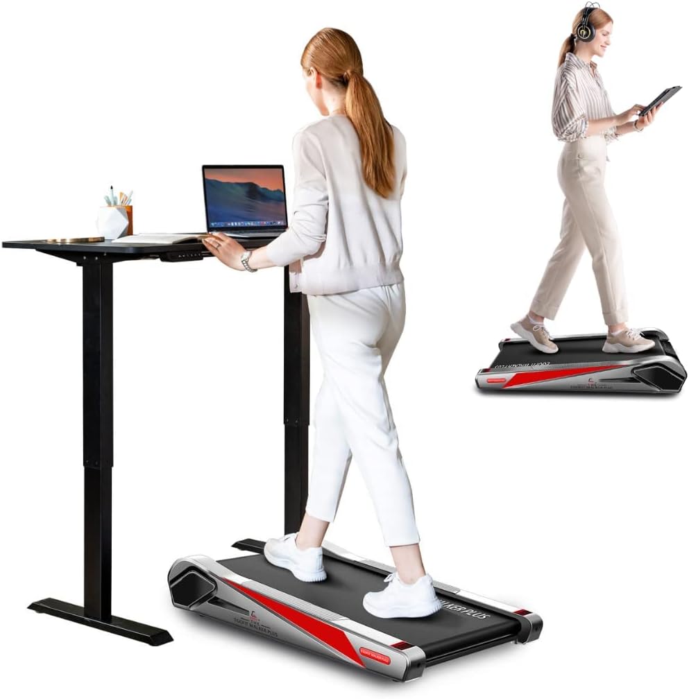 Walker Pro Under Desk Treadmill Walking Pad Small Compact Walking Treadmill wit image 0