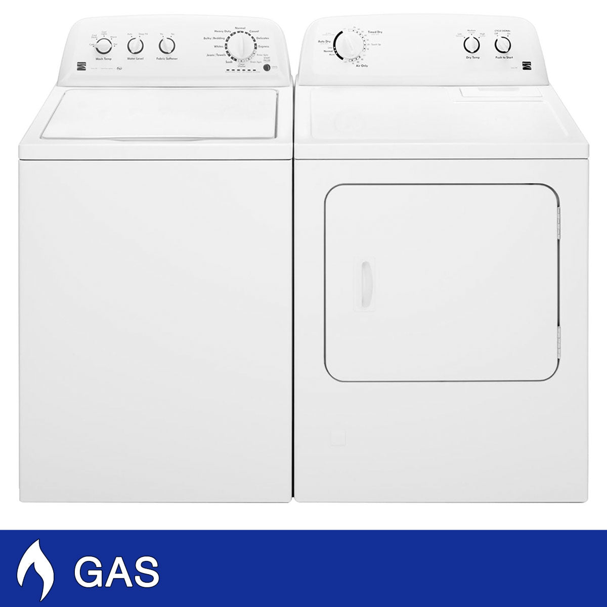 Kenmore 3.8 cu. ft. Top Load Washer with Stainless Steel Basket and 7.0 cu. ft. image 1