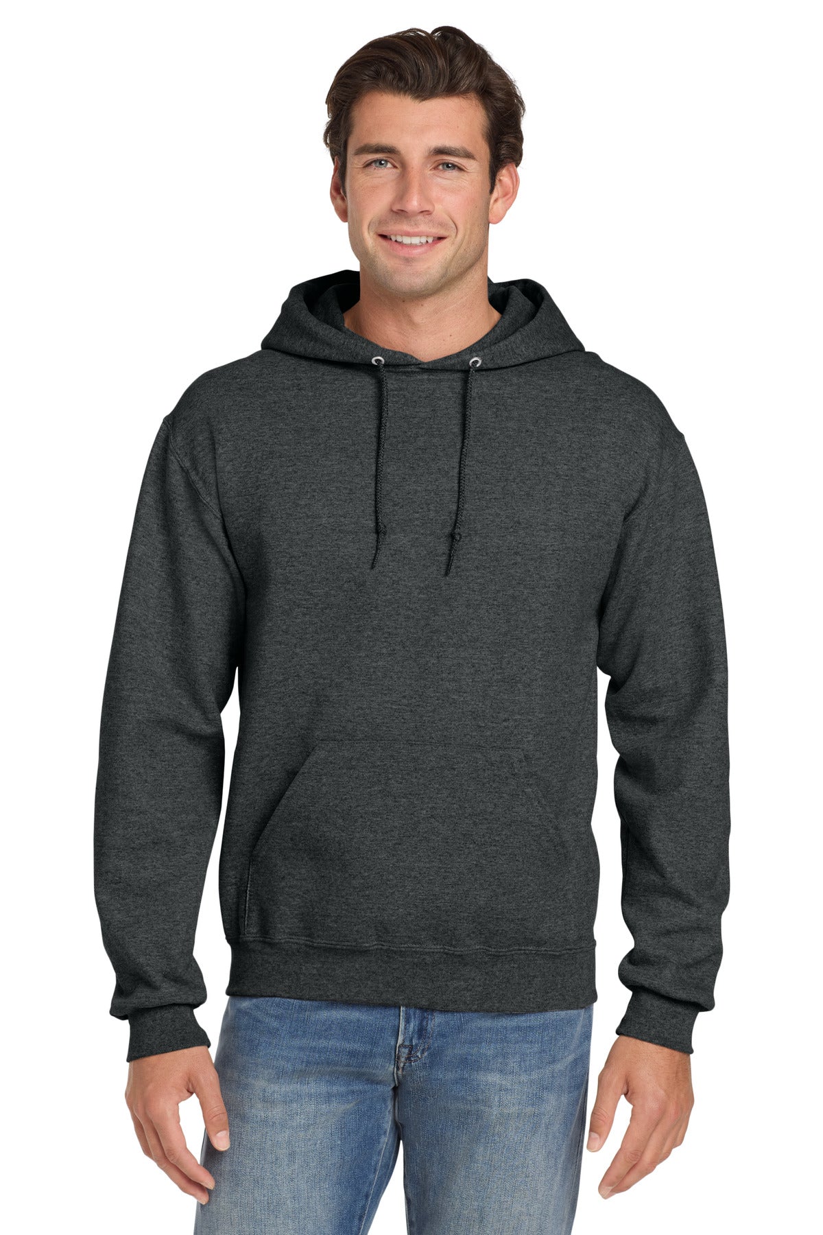 Jerzees Super Sweats NuBlend Pullover Hooded Sweatshirt.  4997M