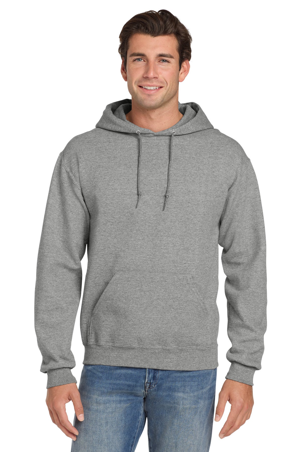 Jerzees Super Sweats NuBlend Pullover Hooded Sweatshirt.  4997M