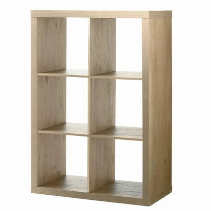 6-Cube Storage Organizer, White Texture image 3