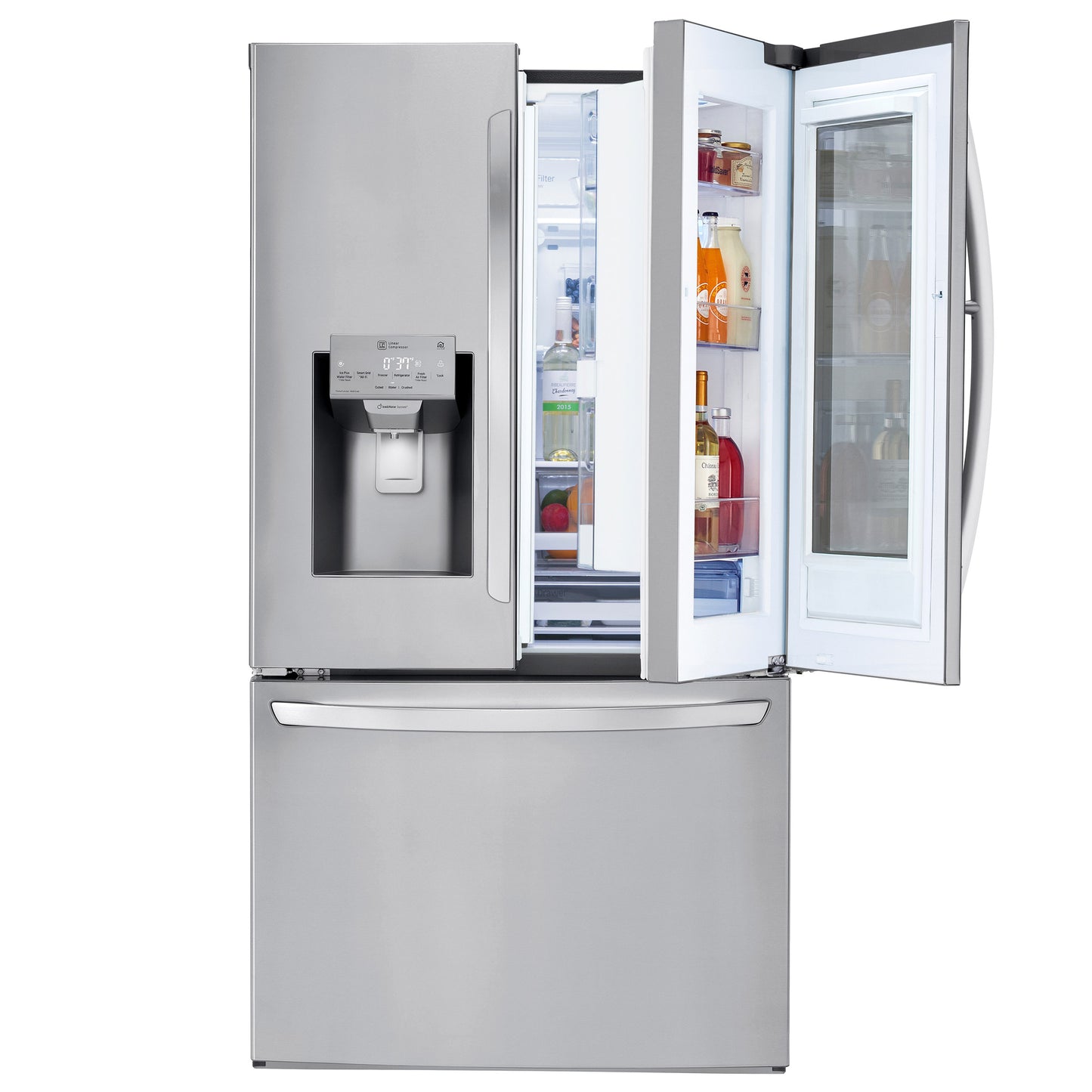 LG 27.5 cu. ft. Wi-Fi Enabled InstaView Refrigerator with Door-In-Door image 5