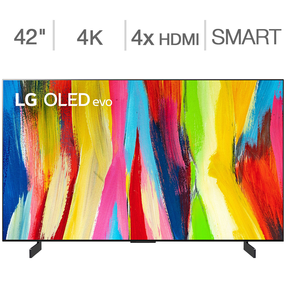 LG 42" Class - OLED C2 Series  - 4K UHD OLED TV - Allstate 3-Year Protection Pl image 0