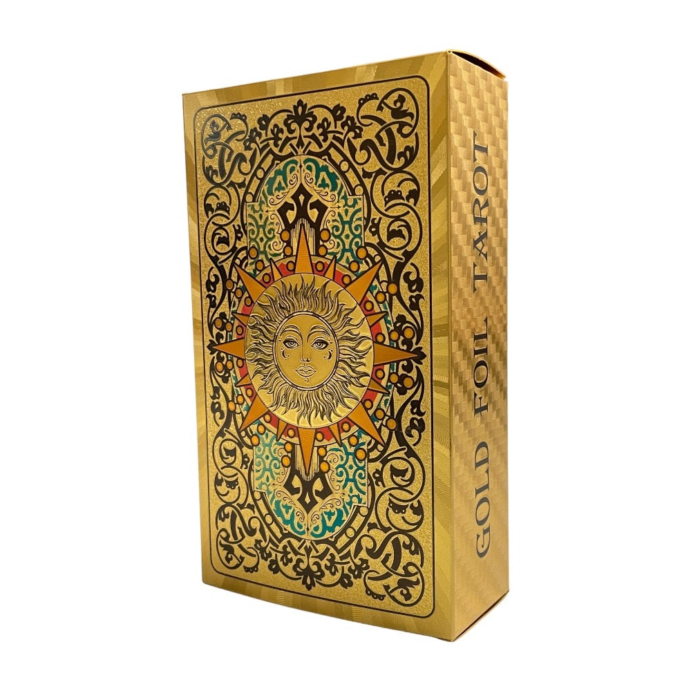 Golden Tarot 12x7cm English Deck Classic for Beginners with Color Paper Guide B image 2