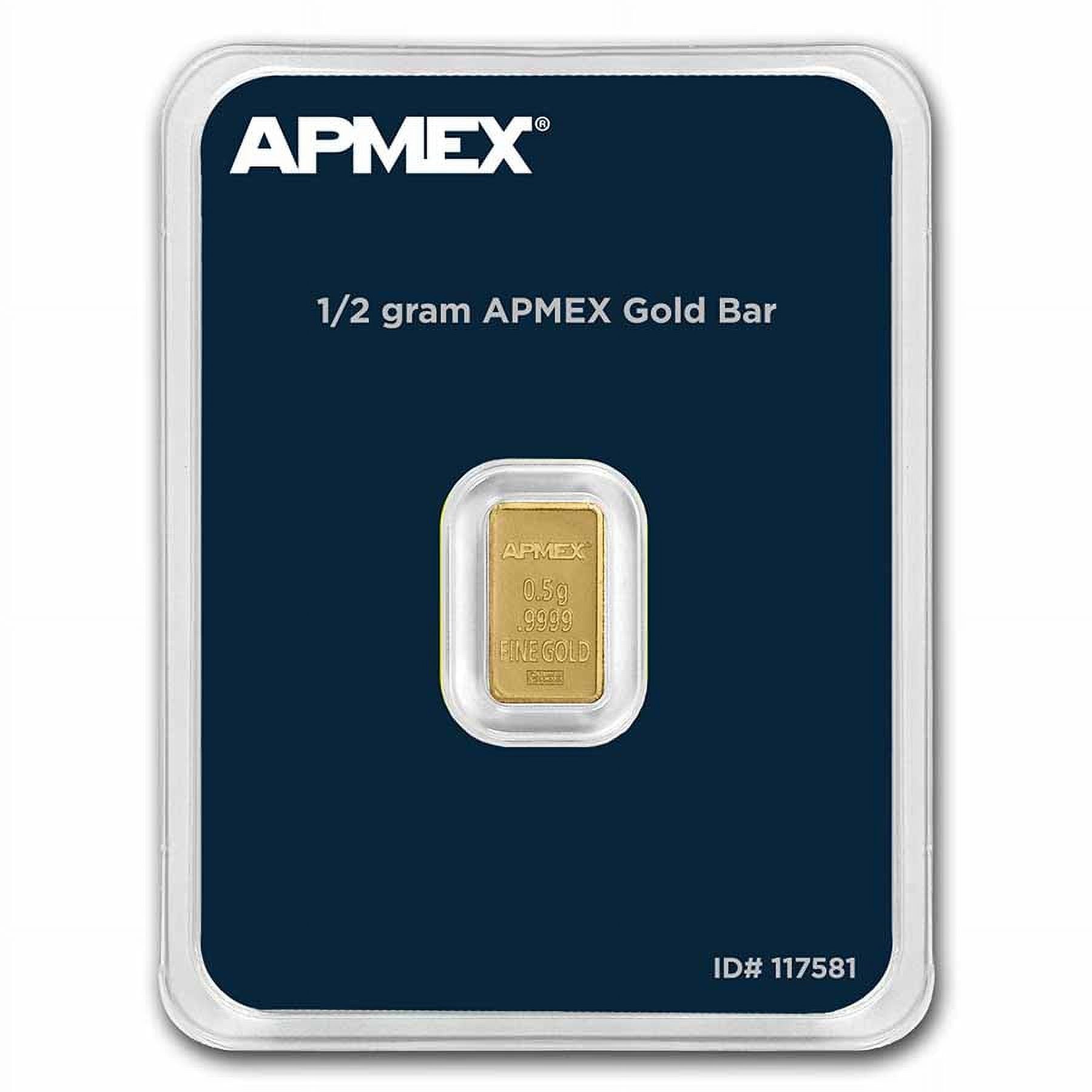 1/2 gram Gold Bar - APMEX (In TEP) image 0
