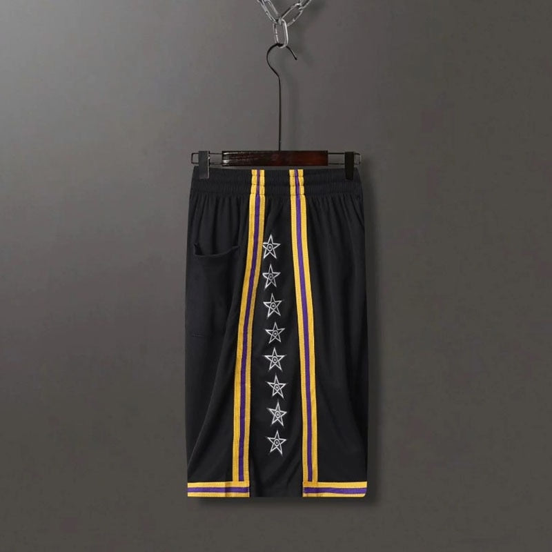 SONECHOKI Basketball Shorts Men Color Patchwork Loose Running Sport Gym Mesh Br image 13