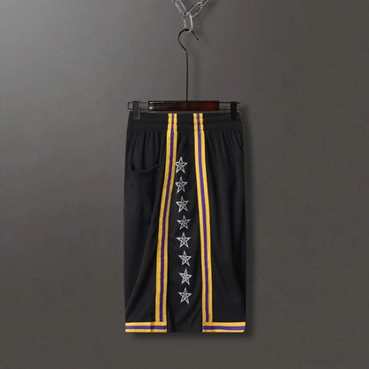 SONECHOKI Basketball Shorts Men Color Patchwork Loose Running Sport Gym Mesh Br image 13