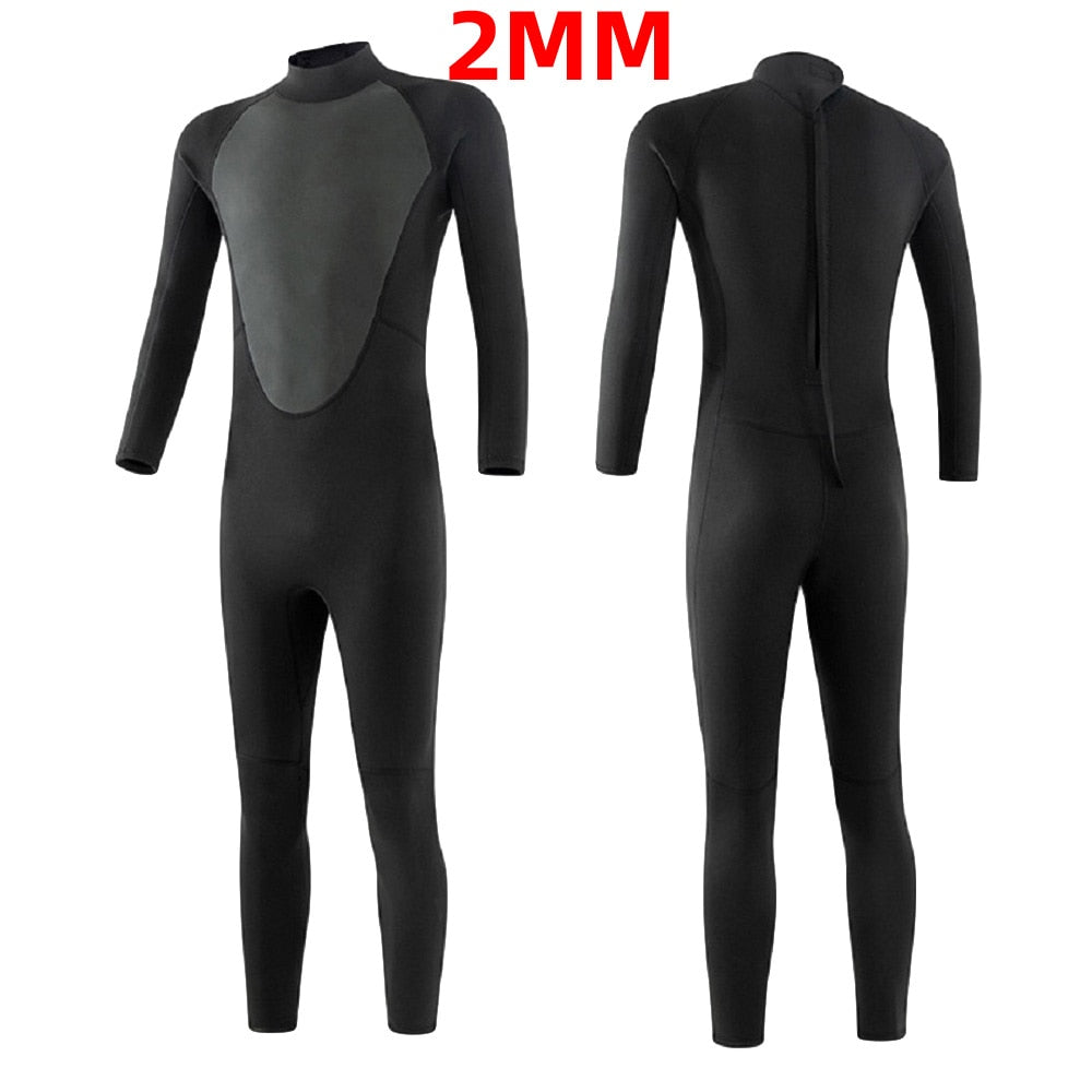 Neoprene Wetsuit Men Women Front Zipper Diving Suit for Snorkeling Scuba Diving image 3