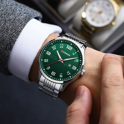 CURREN Business Men Luxury Watches Stainless Steel Quartz Wrsitwatches Male Aut image 11