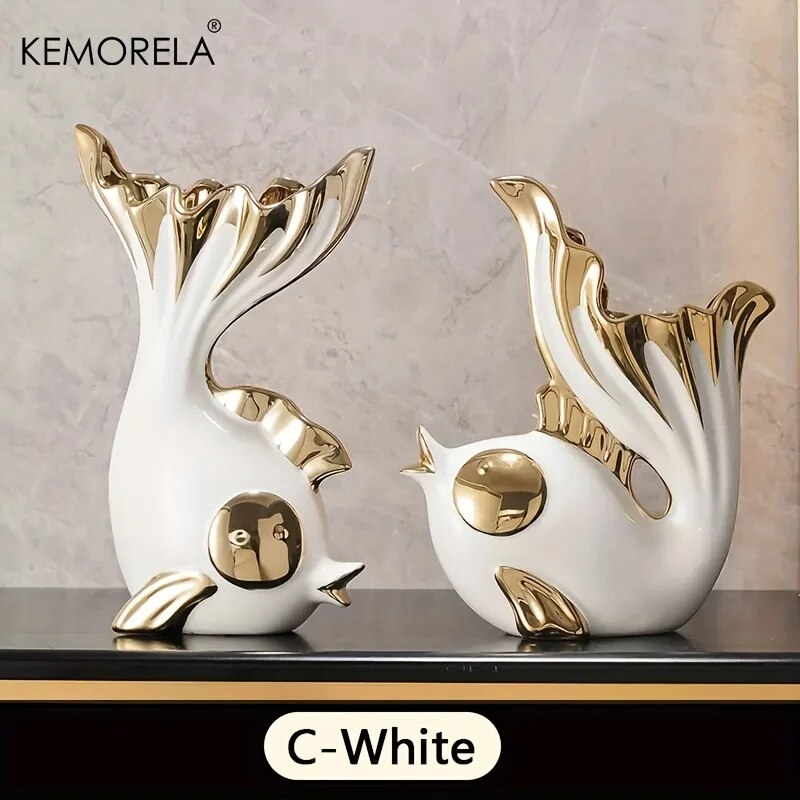 Ceramics Statue Exquisite Home Decor Modern Abstract Art Statue Ornaments Sculp image 4
