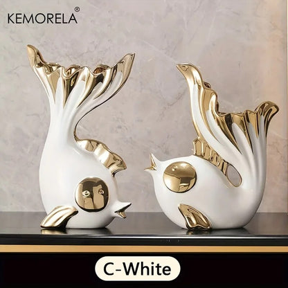 Ceramics Statue Exquisite Home Decor Modern Abstract Art Statue Ornaments Sculp image 4