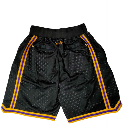 Summer Men's Embroidery Basketball Shorts Sewing Zip Pocket Breathable Loose Co image 0