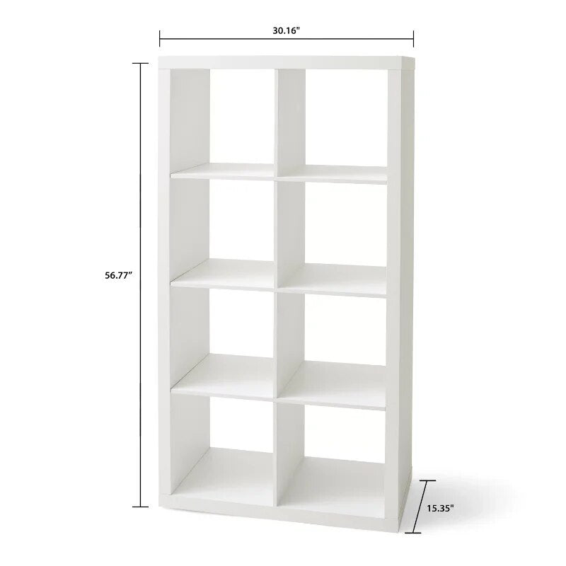 Better Homes & Gardens 8-Cube Storage Organizer, White Texture image 7