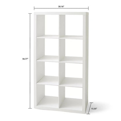 Better Homes & Gardens 8-Cube Storage Organizer, White Texture image 7