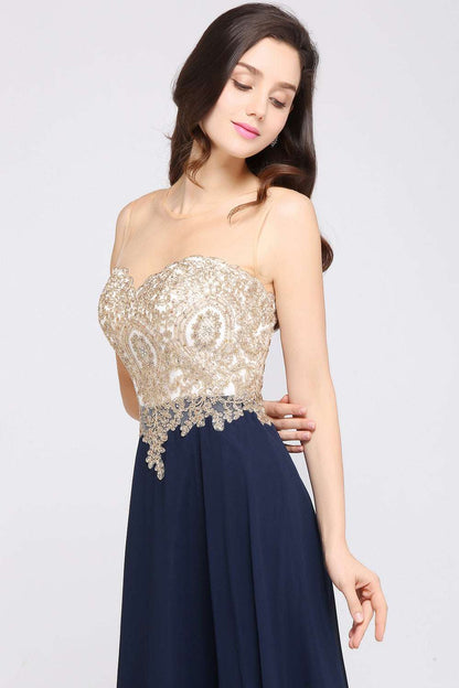 US Ship Navy Floral Lace Chiffon Beach Women Dress Beads Zipper Back Max