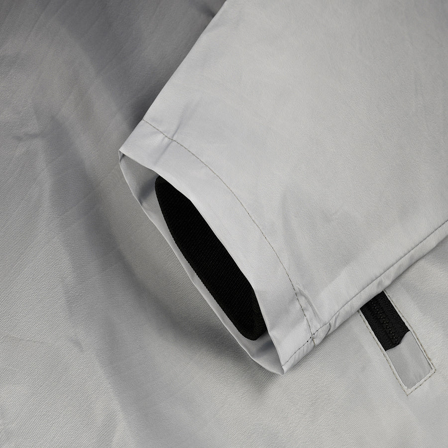 New Men's Clothing Trench Gradient Breathable Pockets Zipper Hooded Pockets Spo image 4