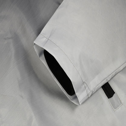 New Men's Clothing Trench Gradient Breathable Pockets Zipper Hooded Pockets Spo image 4